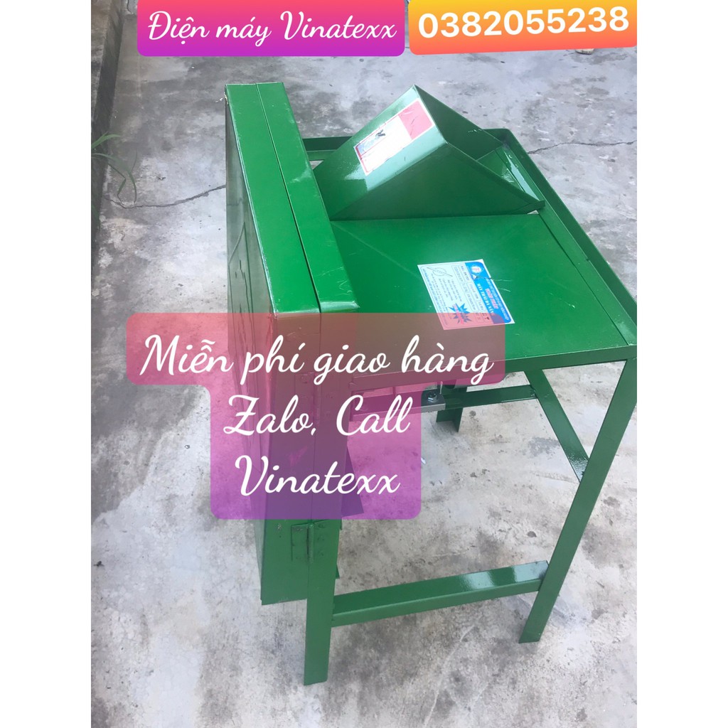 Khuyến Mãi Máy Băm Cỏ Voi Cho Trâu Bò, Máy Thái Chuối 1,5KW Khung Thép FREE SHIP