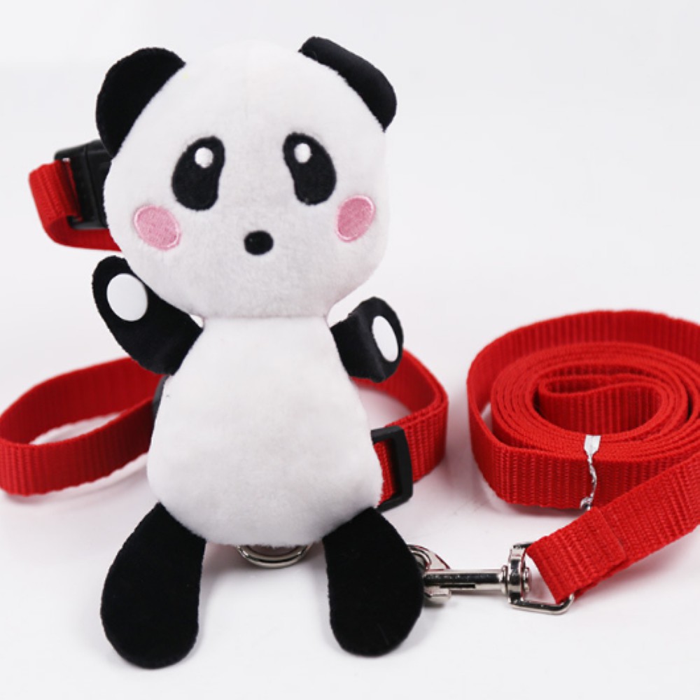 🎖️ Dây Dắt/ Dây Dắt Yếm Xích Chó Mèo Hình Vịt Donal, Gấu Trúc, Thỏ Dễ Thương Từ 5kg - 8kg/ Pets At Home