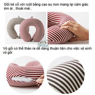 Gối kê cổ Memory Foam Stripe Lock&Lock LTZ851