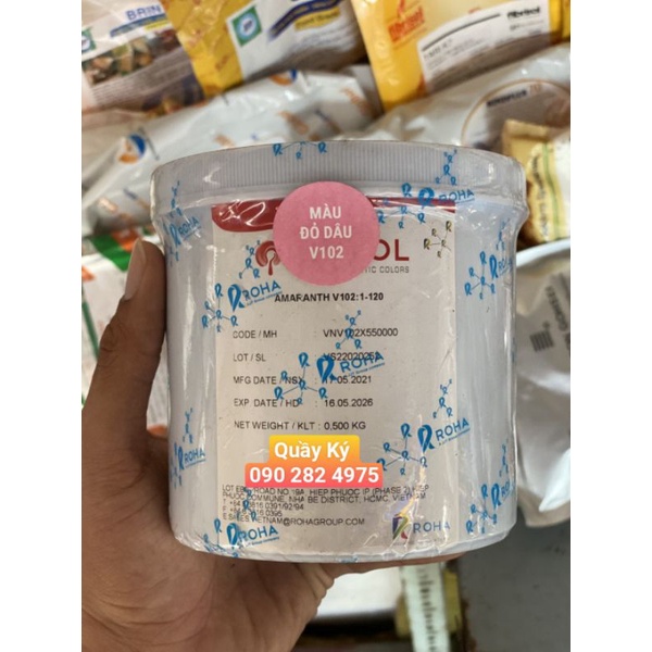 Màu bột thực phẩm Ấn Độ ( đen, vàng chanh, xanh dương, đỏ dâu, nâu, xanh lá, đỏ cam, tím)