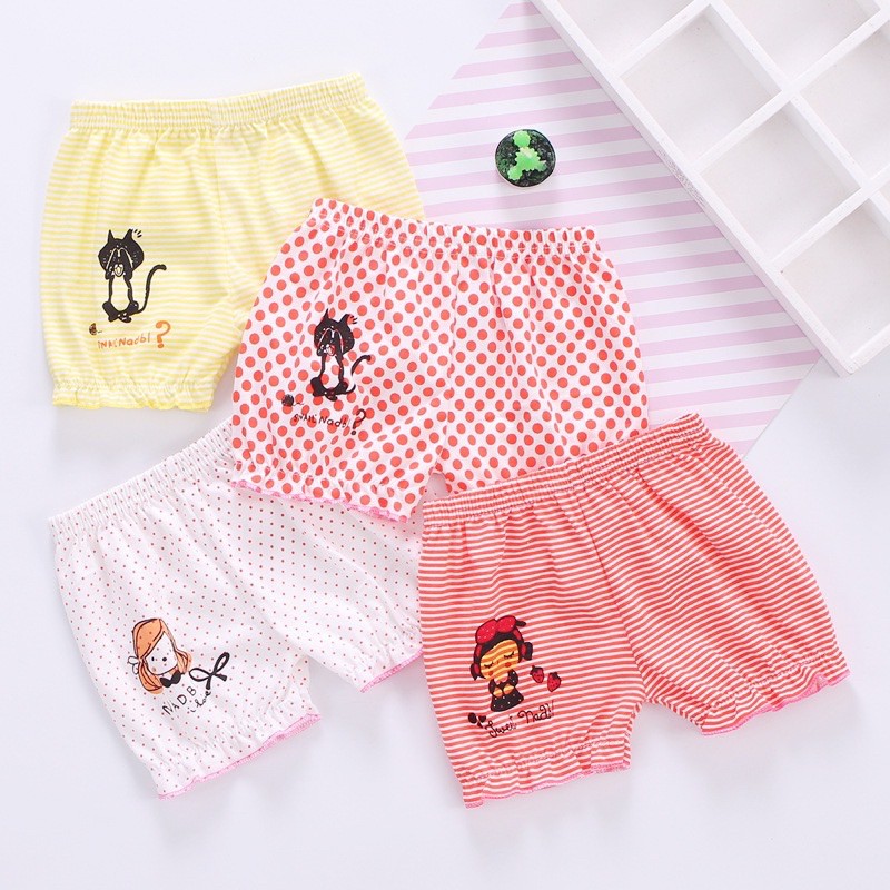 Quần Chip Bánh Bao Bé Gái Chất Cotton Cao Cấp Mềm Mại Thấm Hút Mồ Hôi