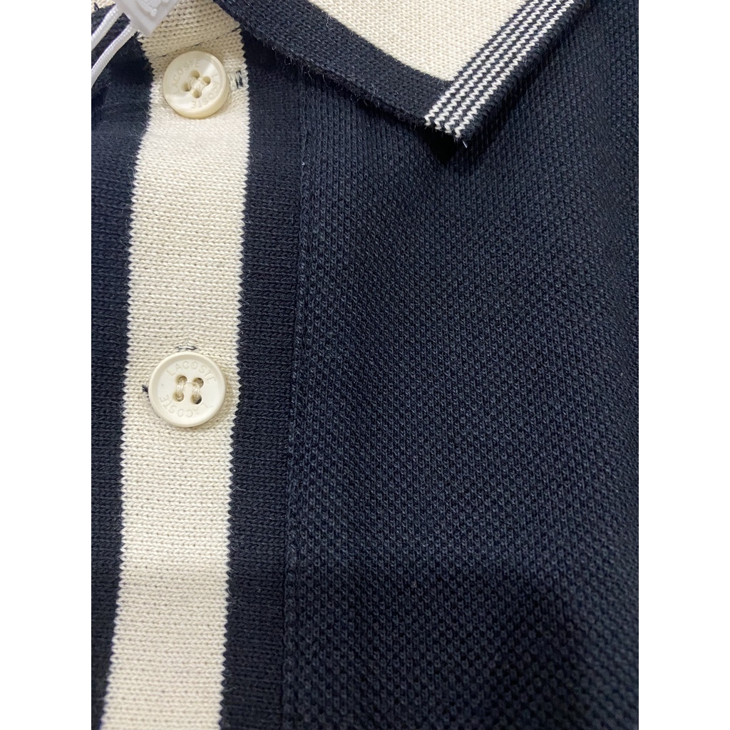 Áo Thun Nam Polo Lacoste Phối Cổ France hàng xuất khẩu vnxk cực xịn - vải rũ mềm mại cao cấp dáng dài nhẹ mát