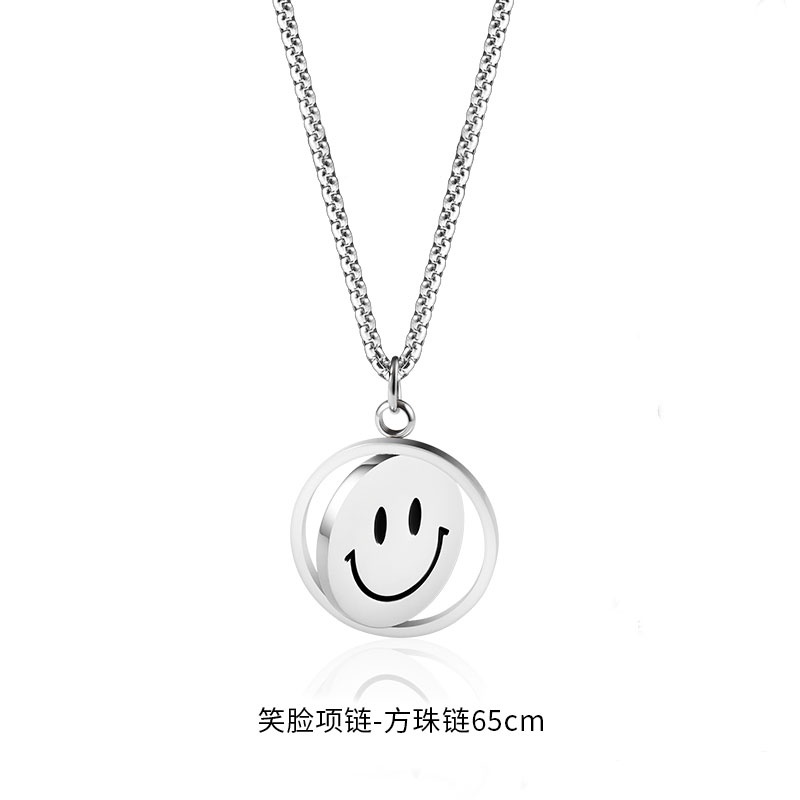 Vòng cổ Mặt Hình Mặt Cười Thời Trang Cá Tính Cho Nam