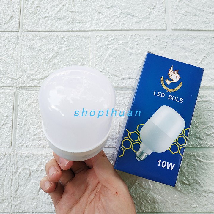 Đèn LED Bulb 10W ánh sáng trắng đuôi đèn E27