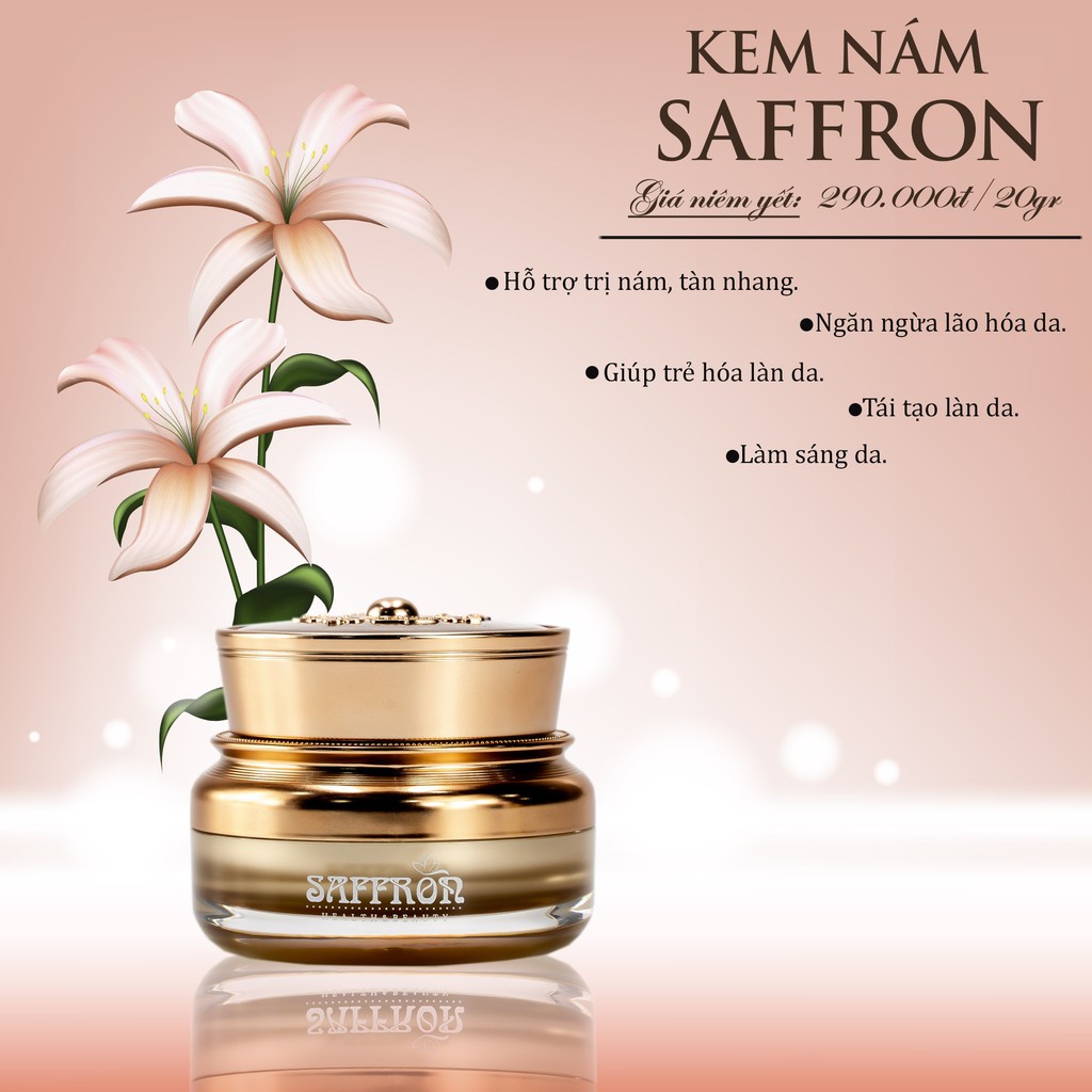 Kem Nám Saffron- Chính hãng Hải Âu Việt