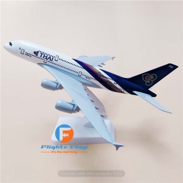 Mô hình máy bay tĩnh A380 Thai Airways 20cm