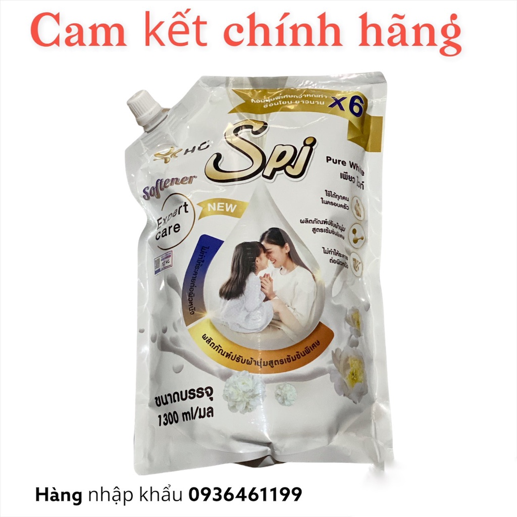 (Chính Hãng)Túi Nước xả quần áo siêu thơm SPJ-HC for 1300ml Thái Lan