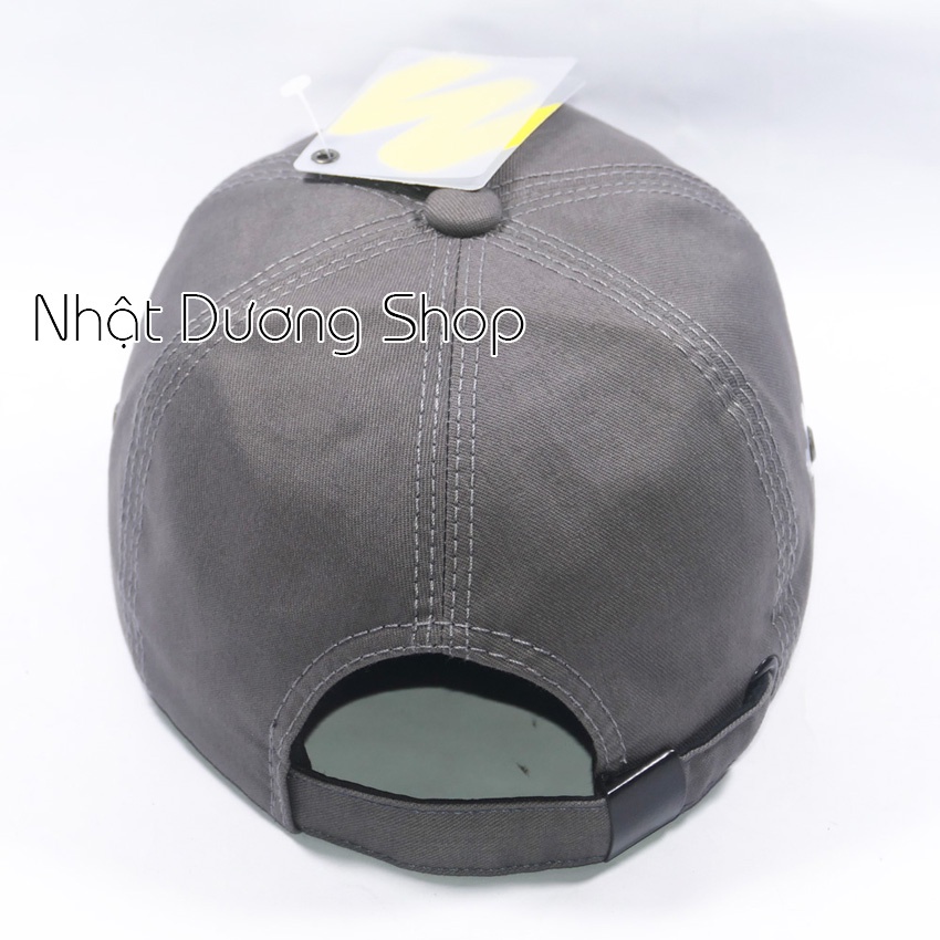 Mũ lưỡi trai ép mặt da cao cấp - Chất liệu vải Kaki bền chắc kết hợp với chữ ép tạo nên sự nổi bật cho người đội