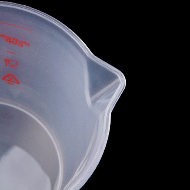 Cốc Đong Dung Dịch Bằng Nhựa Trong Suốt Có Tay Cầm 250ml Tiện Dụng Cho Nhà Bếp