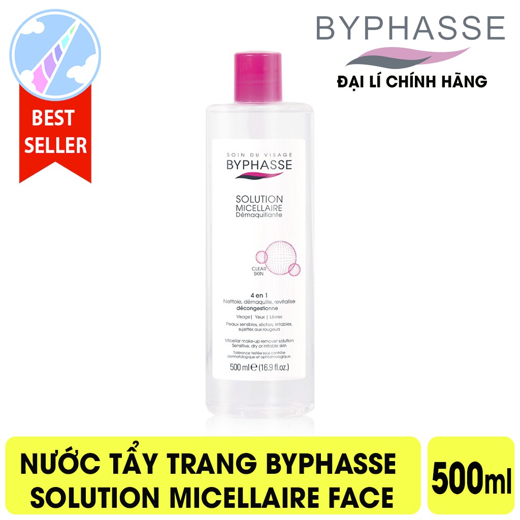 Nước Tẩy Trang Byphasse Solution Micellaire Face 500ml