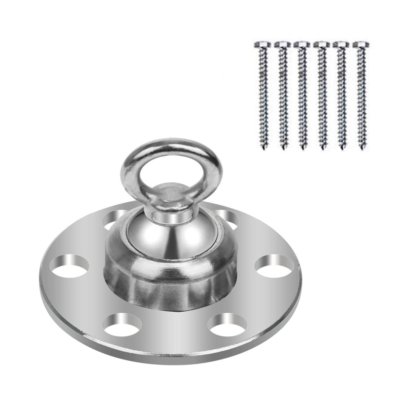 Seng Dây Buộc Thú Cưng Đi Dạo Và Cọc 360 Độ°Mỏ Neo Dạng Xoay Phù Hợp Với Mọi Loại Breeds