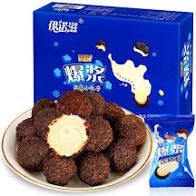 Bánh socola nhân chảy 3 lớp bên ngoài bọc oreo -SIÊU NGON-SIÊU HOT - ăn văt- đài loan