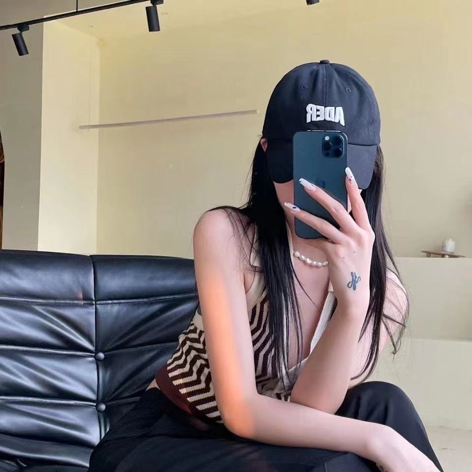 Mũ Lưỡi Trai Mềm Mại Thêu Chữ Ader Uror Phong Cách Hàn Quốc Dành Cho Nam Và Nữ
