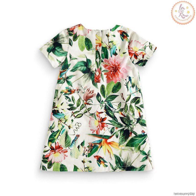 Đầm hoa công chúa cho bé gái