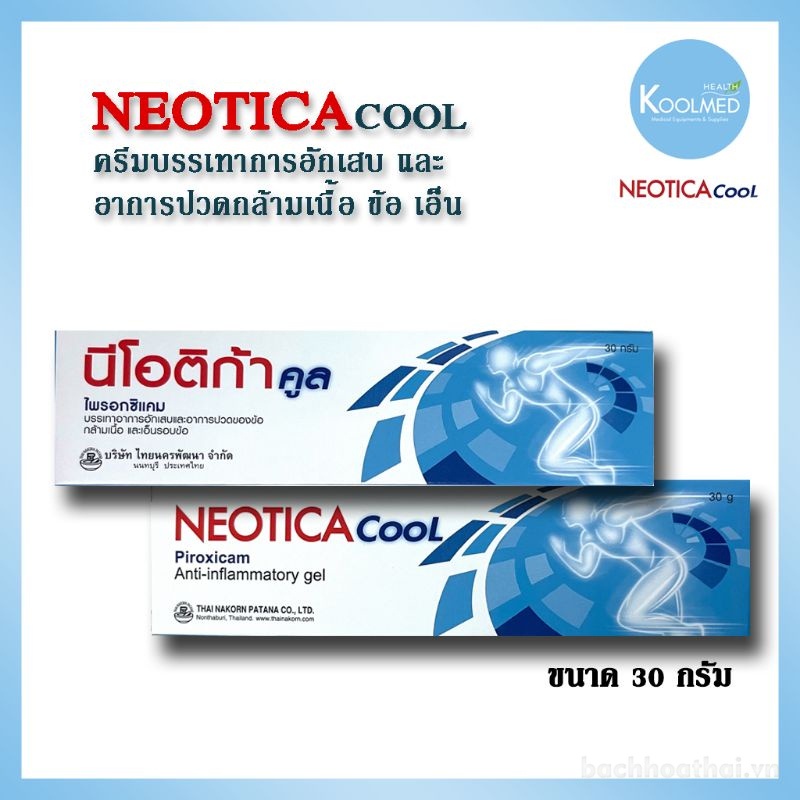 Giảm sưng v.iêmcùng Neotica Cool Thái Lan