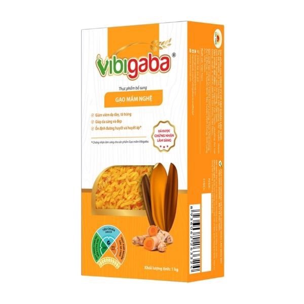 Gạo Mầm Vibigaba loại nghệ hộp 1kg thumbnail