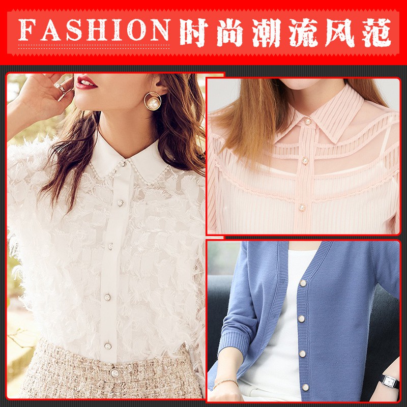 Áo Cardigan Cổ Tròn Phối Nút Phong Cách Hàn Quốc