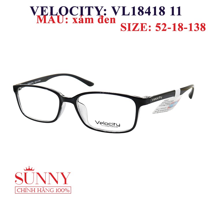 VL18418 - gọng kính Velocity chính hãng, bảo hành toàn quốc