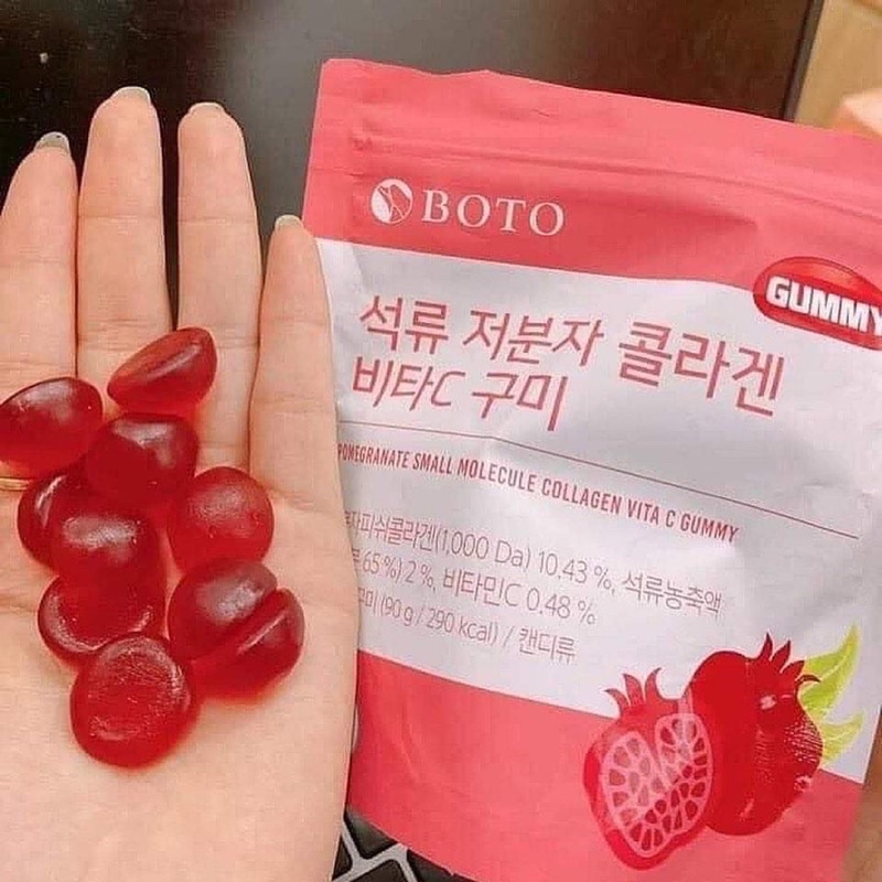 Kẹo Collagen Boto Vị Lựu