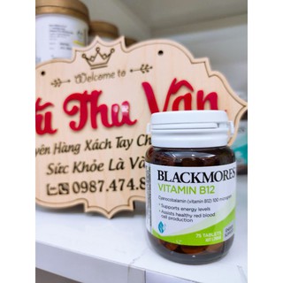 Viên Uống Bổ Sung VITAMIN B12 BLACKMORES 100mcg 75 viên
