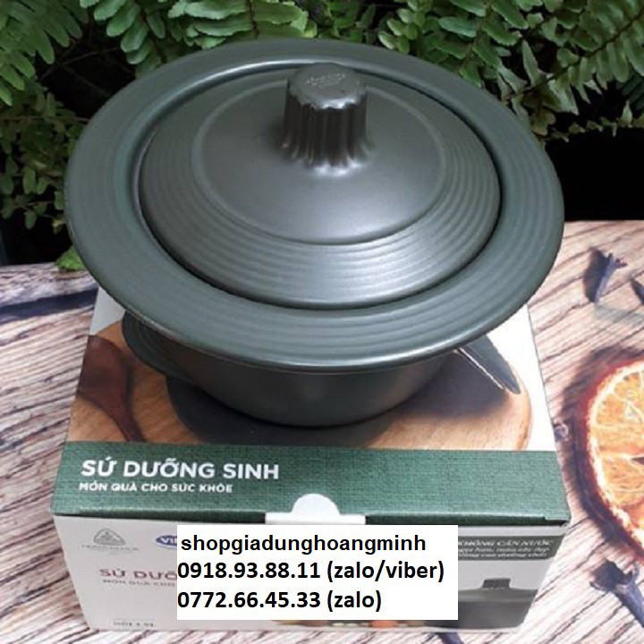 nồi sứ dưỡng sinh - nồi sứ 1L