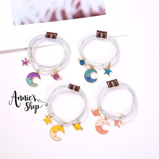 CH074 Cộc tóc CHARM Hàn Quốc - BST Goodnight - Moon Star