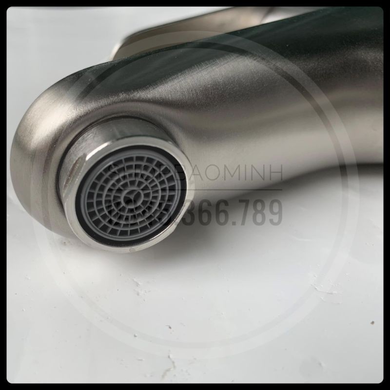 Vòi nóng lạnh inox 304 kèm dây cấp nóng lạnh