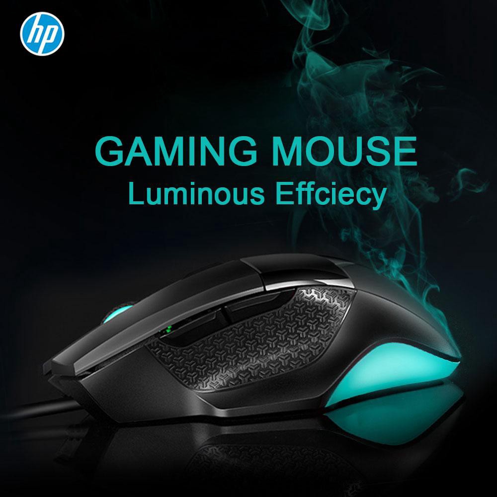 Chuột Quang Gaming HP G200 Có Dây 6 NúT BấM 4000DPI Cho PC E-Strike