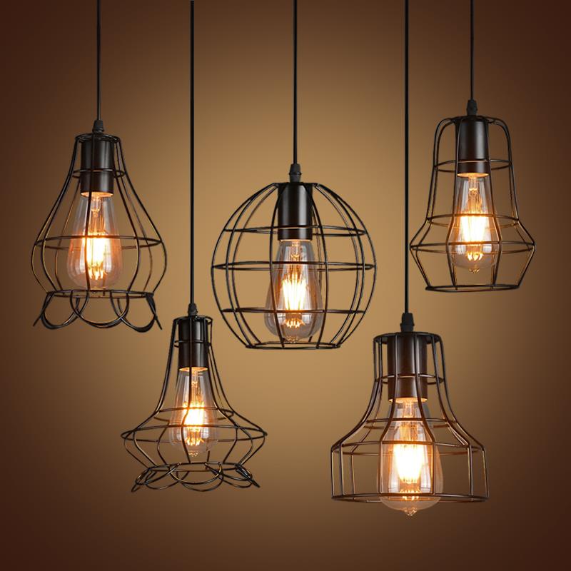 Đèn thả lồng sắt nghệ thuật