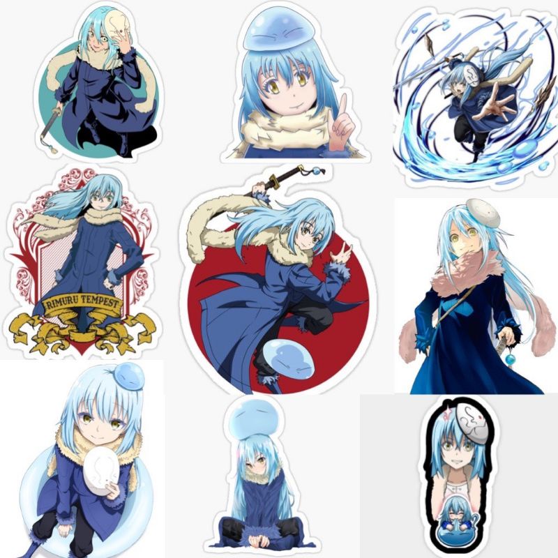 10-60 hình dán Stickers Rimuru Tempest-Tensei Shitara Slime Datta Ken decal