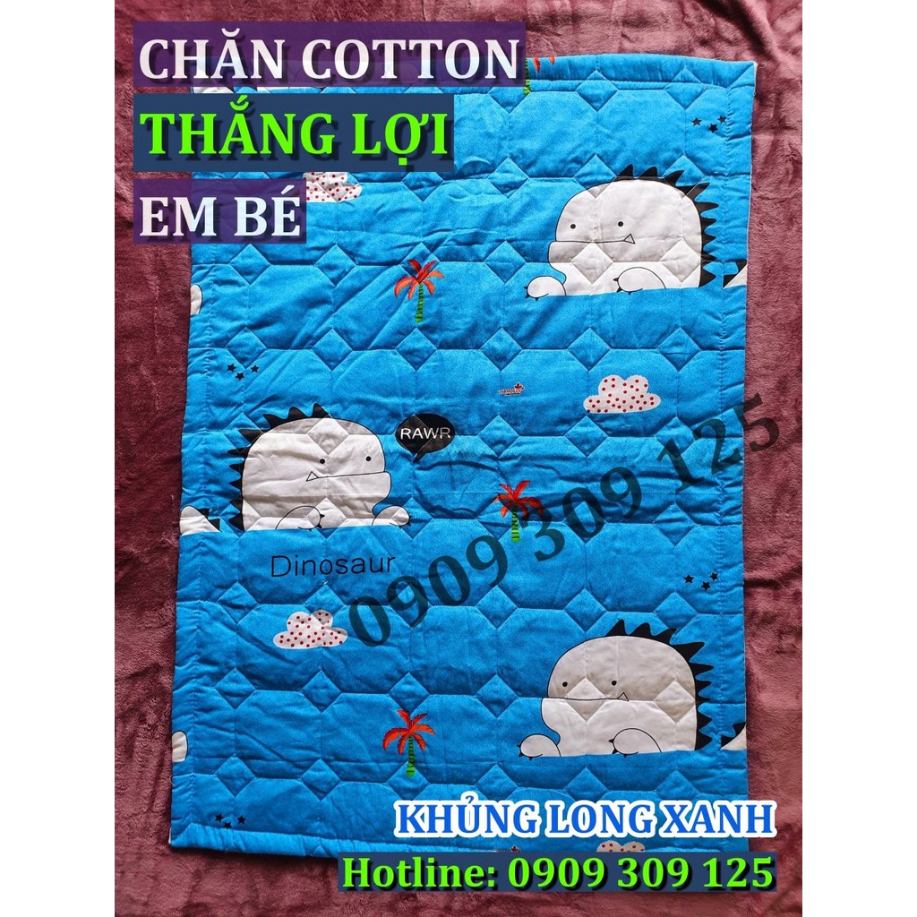 Chăn Mền Thắng lợi cotton cho bé 0,8mx1m15 chần gòn êm mềm mát