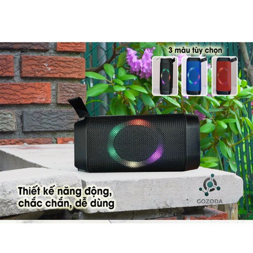 Loa Bluetooth LV10 Cao Cấp⚡️𝐁𝐇 𝟏𝟐 𝐓𝐇𝐀́𝐍𝐆⚡️ Âm Thanh Sống Động, Bass To, Có Đèn Led, Hỗ Trợ Thẻ Nhớ - 032