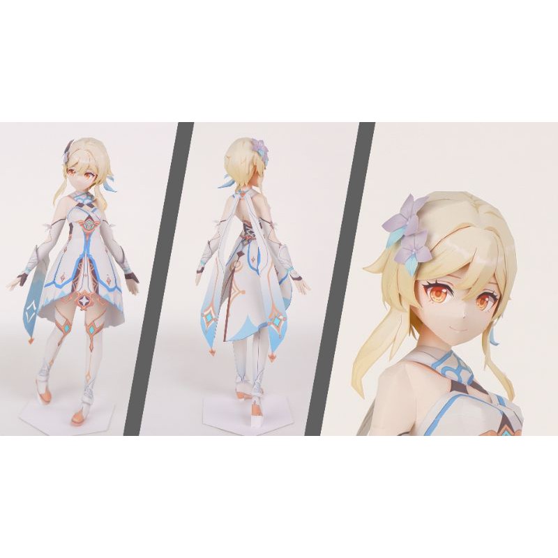 Mô hình giấy anime girl Anime Game Genshin Impact] Lumine