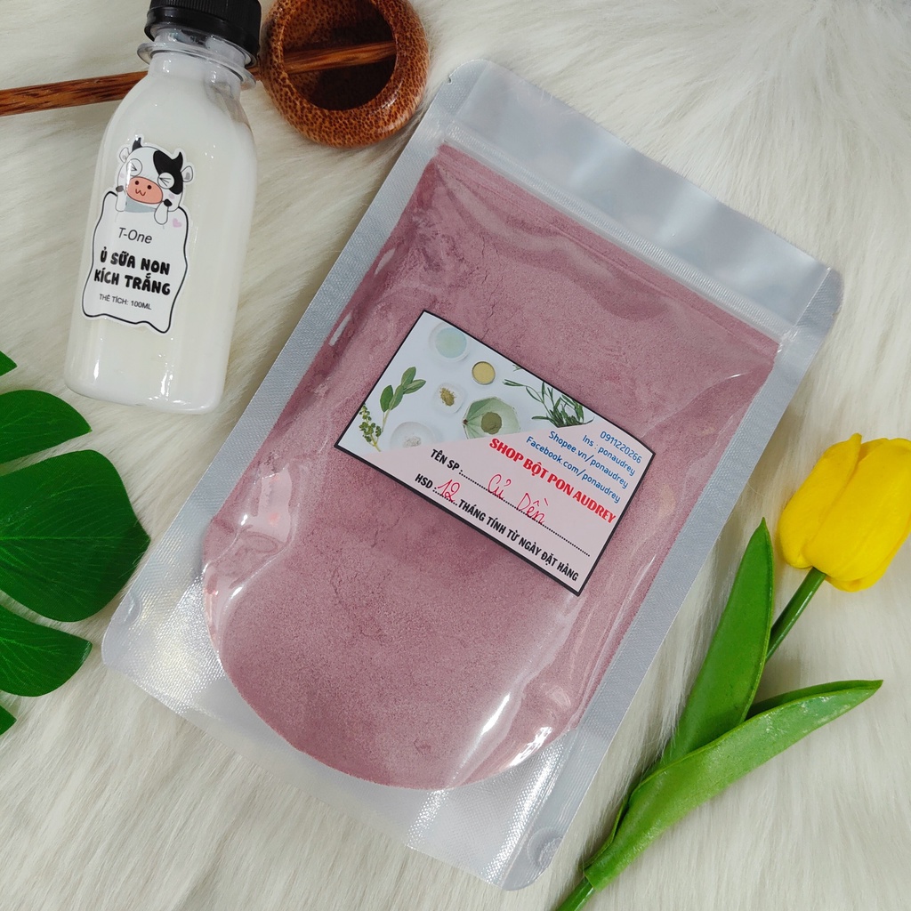 Bột Củ Dền Nguyên Chất Dưỡng Da, Làm Đẹp Thiên Nhiên - Túi 500Gr/1Kg