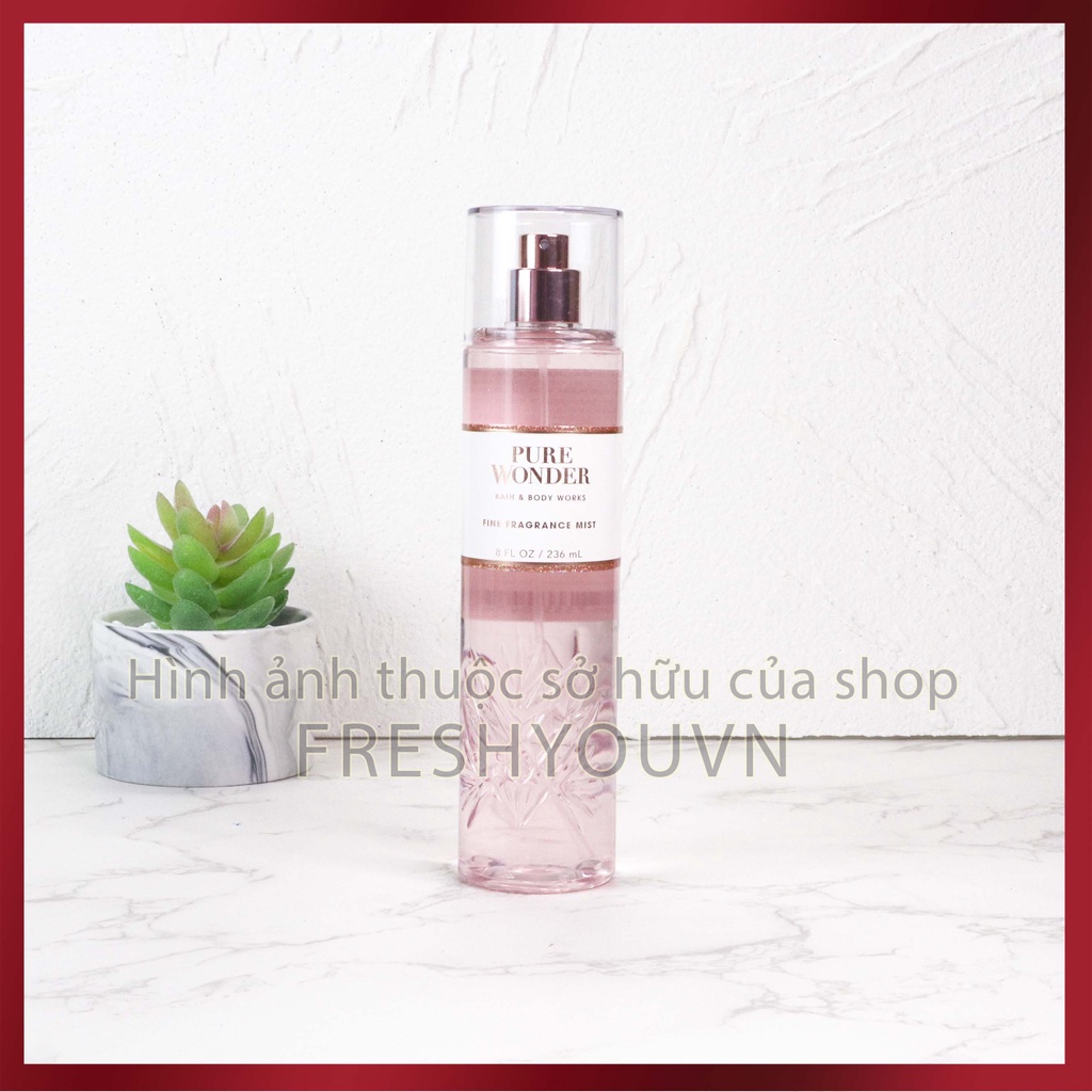 Pure Wonder Xịt Thơm Toàn Thân khác Body Mist Bath & Body Works Hoa