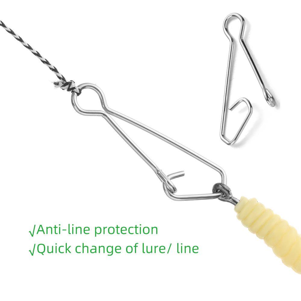 Set 50 Phụ Kiện Kết Nối Dây Câu Cá Bằng Thép Không Gỉ Chất Lượng Cao