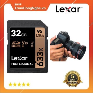 Thẻ nhớ Máy Ảnh SD 32GB Lexar Professional 633x Class10 UHS-I 95Mb/s