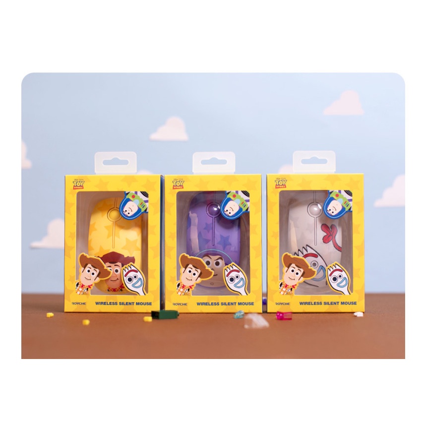 Chuột Đồ Chơi Không Dây Yên Tĩnh (Woody, Buzz ,Poky)