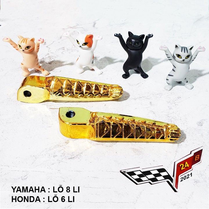 CẶP GÁC CHÂN NHÔM MÀU YAMAHA-HONDA