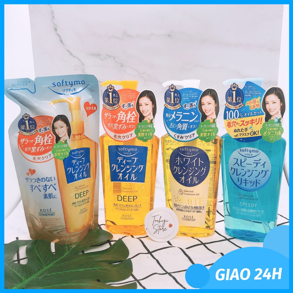 Dầu tẩy trang Kose Softymo Cleansing Nhật Bản