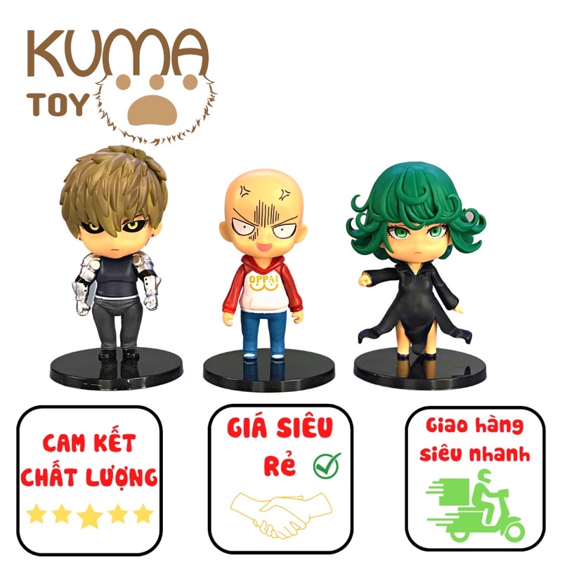 Mô hình One Punch Man Saitama Genos Tatsumaki Garou cực ngầu - Figure anime