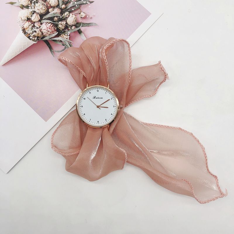 Đồng Hồ Quartz Dây Ruy Băng Thời Trang