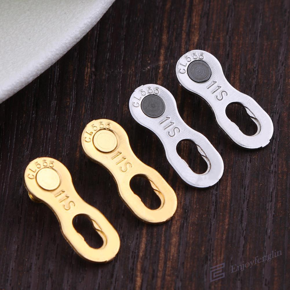 EN 2pcs Portable Bicycle Chain Master Link Joint Connector 11 Speed Quick Clip