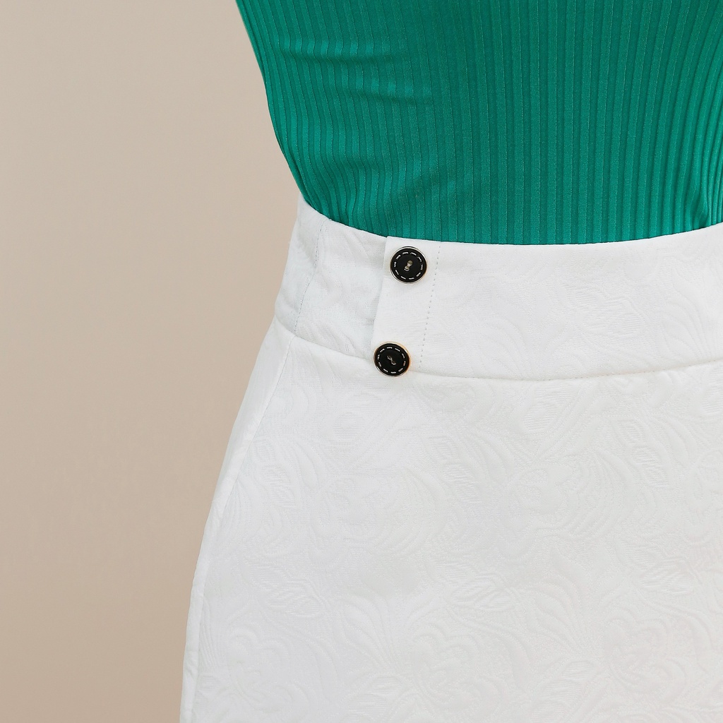 Chân váy nữ dáng ngắn MOMOCO thiết kế 4 khuy cạp độc đáo M2885