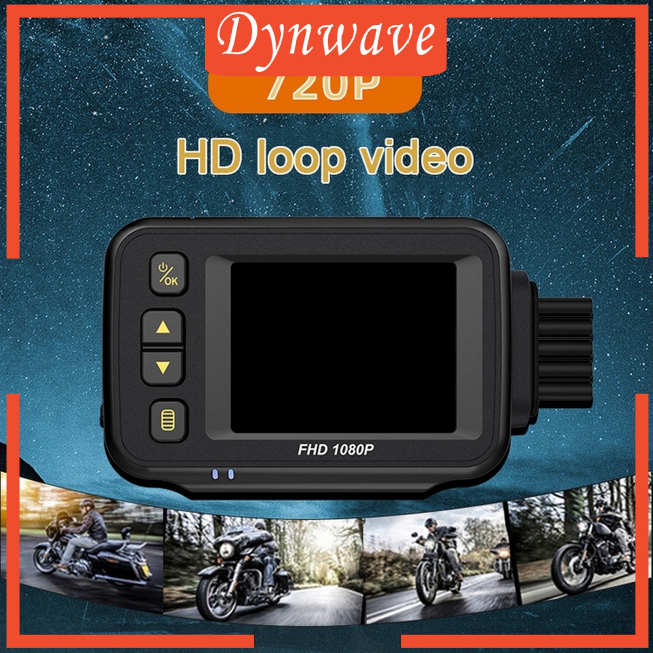 Camera Hành Trình Xe Máy Dynwave 720p Màn Hình Lcd 2.0 &quot;