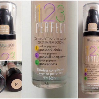 Kem nền bourjois 123 perfect foundation