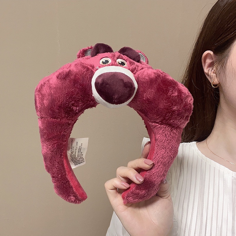 Băng Đô Cài Tóc Hình Gấu / Dâu Tây Dễ Thương Thời Trang Hàn Quốc