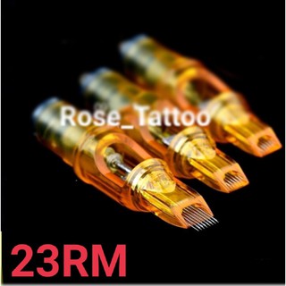 5 kim 23RM ngang đánh bóng Dragon yellow Cho máy pen xăm hình và xăm thẩm mĩ