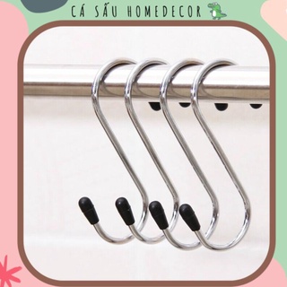 Móc treo đồ chữ s bộ 4 móc size nhỏ