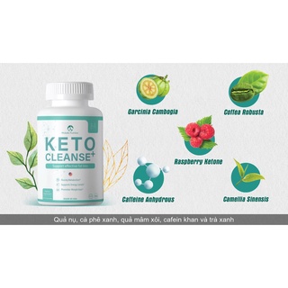 Viên uống keto cleanse, giảm mỡ, giảm cân, an toàn và hiệu qủa - lọ 60 - ảnh sản phẩm 7